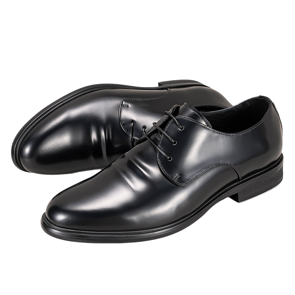 手工擦色皱纹皮正装鞋 - 匠心工艺